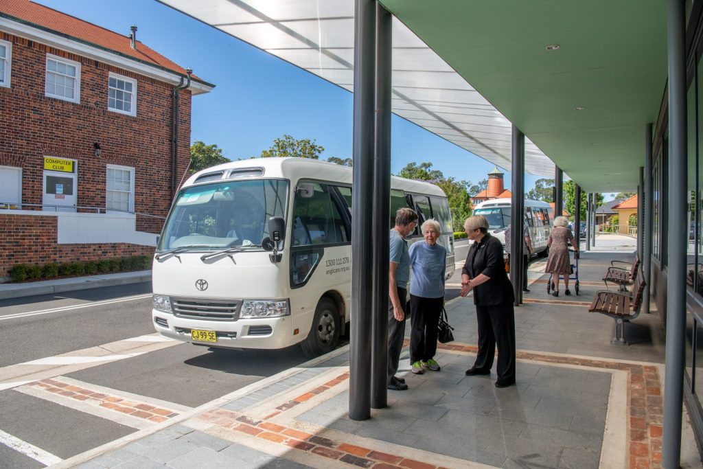 van in front of the village dentist welcoming new patients